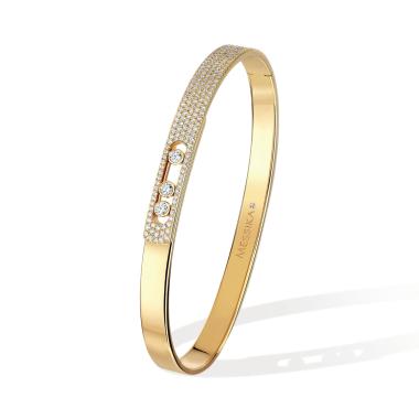 Armschmuck, Gelbgold, Messika Move Noa Armreif