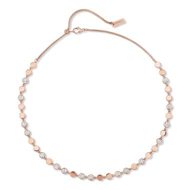 Halsschmuck, Roségold, Messika D-Vibes Halskette MM