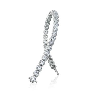 Armschmuck, Weißgold, Heinz Mayer Armband Rolling Diamonds