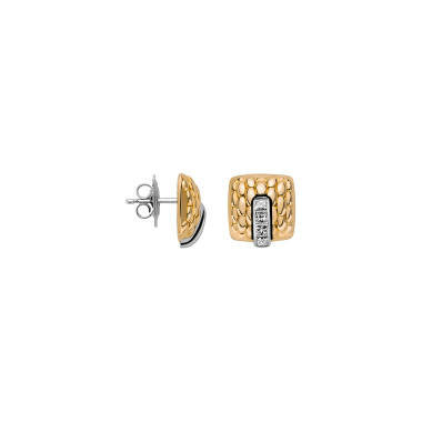         Gelbgold, Ohrringe, FOPE Vendôme Gold Ohrstecker