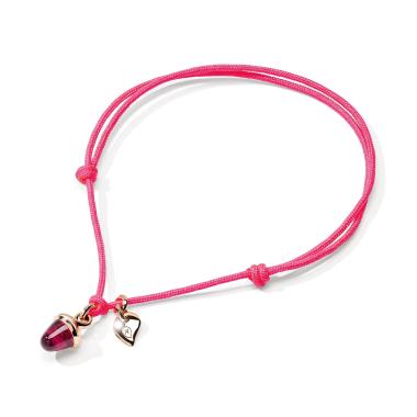 Armschmuck, Roségold, Tamara Comolli myMIKADO Armband Rosa Turmalin