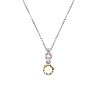 Halsschmuck, Weißgold, Leo Wittwer Panta rhei® Collier