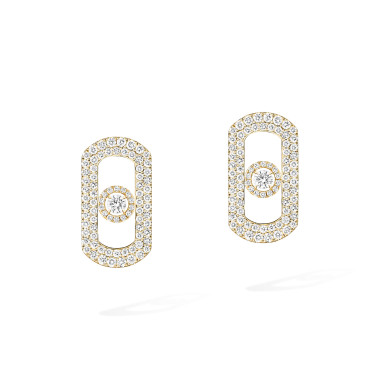         Gelbgold, Ohrringe, Messika So Move Diamantohrringe