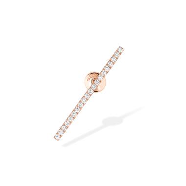 Ohrringe, Roségold, Messika Gatsby Barrette einzelner Ohrring
