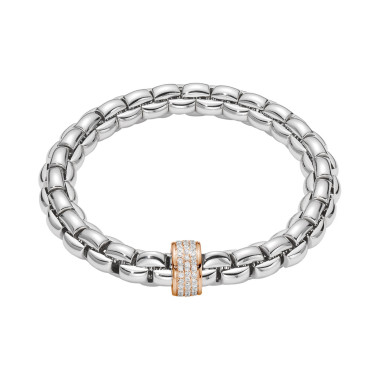 Weißgold, Armschmuck, FOPE Eka Flex'it Armband