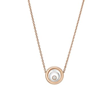 Halsschmuck, Weißgold, Chopard Happy Spirit Halskette
