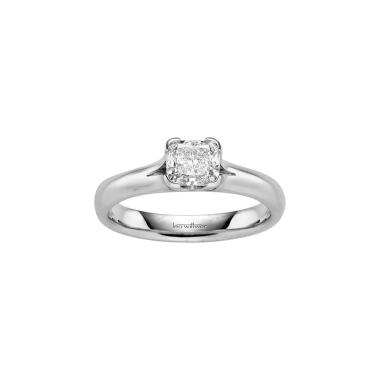 Ringe, Weißgold, Leo Wittwer Candlelight Solitaire Ring