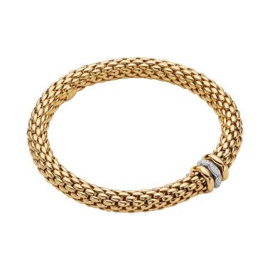 Armschmuck, Weißgold, FOPE Flex'it Love Nest Armband