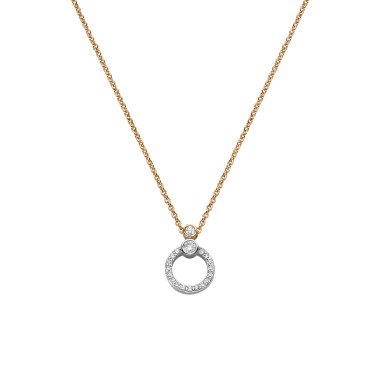         Roségold, Halsschmuck, Leo Wittwer Panta rhei® Collier