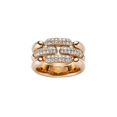 Ringe, Roségold, Leo Wittwer Contemporary Ring
