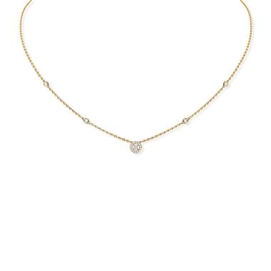 Halsschmuck, Gelbgold, Messika Joy XS Collier