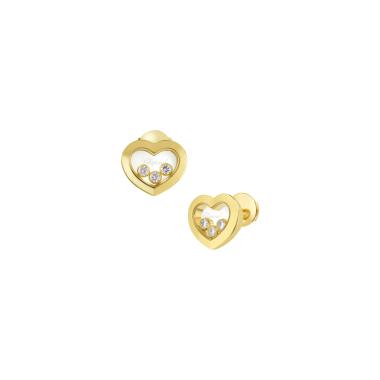 Ohrringe, Gelbgold, Chopard Happy Diamonds Icons Ohrstecker