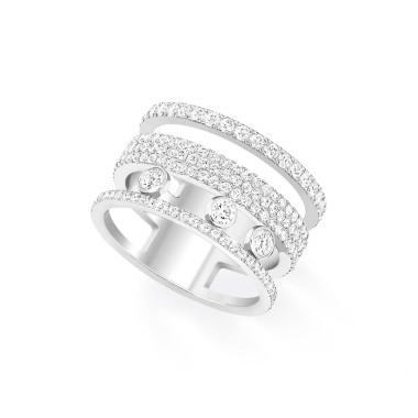         Weißgold, Ringe, Messika Move Romane GM Pavée Ring
