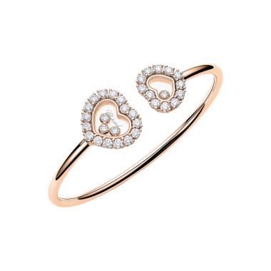 Armschmuck, Roségold, Chopard Happy Diamonds Icons Joaillerie Armreif