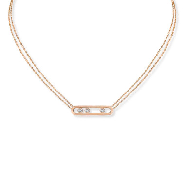         Roségold, Halsschmuck, Messika Move Classique Halskette