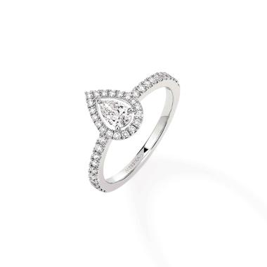 Ringe, Weißgold, Messika Joy Diamant Poire Ring