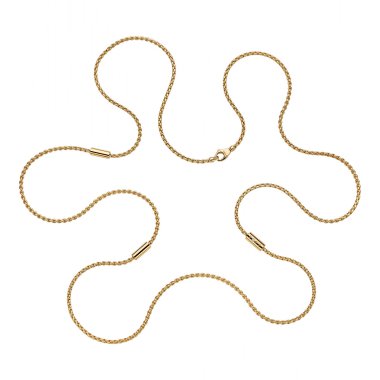 Halsschmuck, Gelbgold, FOPE Aria lange Halskette