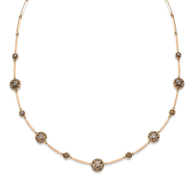        Roségold, Halsschmuck, Leo Wittwer Candlelight Collier