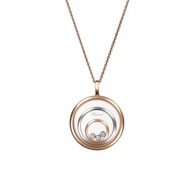 Halsschmuck, Weißgold, Chopard Happy Spirit Anhänger