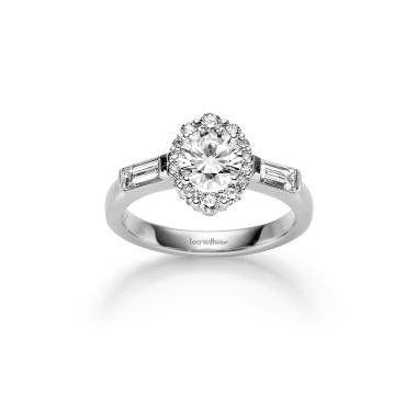 Ringe, Weißgold, Leo Wittwer Candlelight Ring