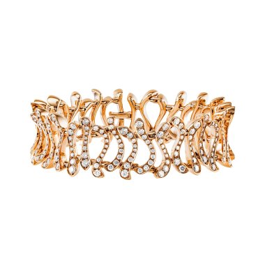 Armschmuck, Roségold, Hans D. Krieger Varieté Armband 