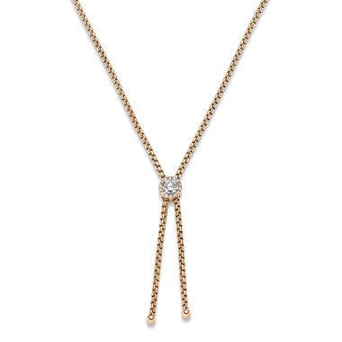         Roségold, Halsschmuck, Leo Wittwer Candlelight Collier