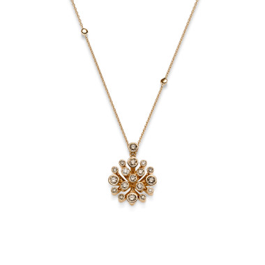         Roségold, Halsschmuck, Leo Wittwer Le Tonneau Anhänger