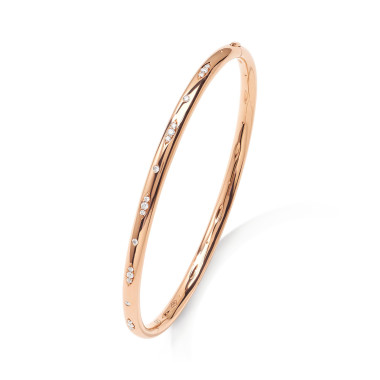         Roségold, Armschmuck, Tamara Comolli SIGNATURE Armreif mit Diamant-Pavé