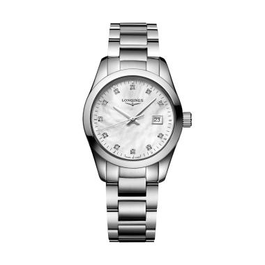 Damenuhr, Quarzwerk, Longines CONQUEST CLASSIC