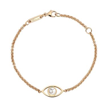 Roségold, Armschmuck, Chopard Happy Diamonds Icons Armband 