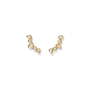         Gelbgold, Ohrringe, Tamara Comolli SIGNATURE Ohrringe Crawler Classic