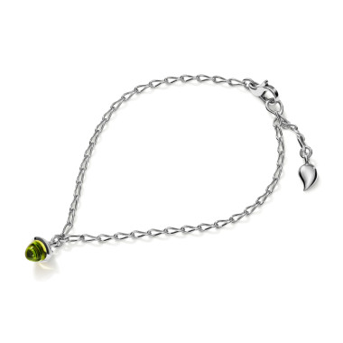         Weißgold, Armschmuck, Tamara Comolli MiniMIKADO Armband mit Peridot