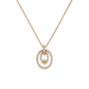         Roségold, Halsschmuck, Leo Wittwer Panta rhei® Anhänger