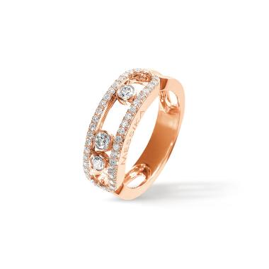 Ringe, Roségold, Messika Move Classique Pavé Ring