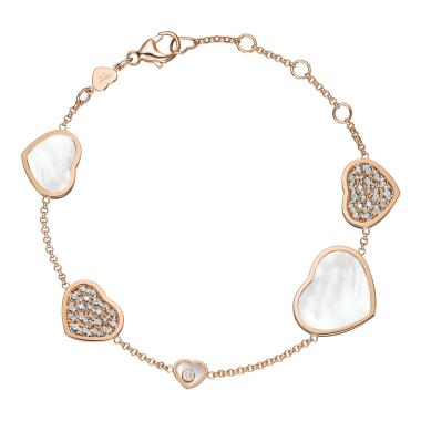 Armschmuck, Roségold, Chopard Happy Hearts Armband