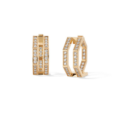         Roségold, Ohrringe, H. Krieger Creolen