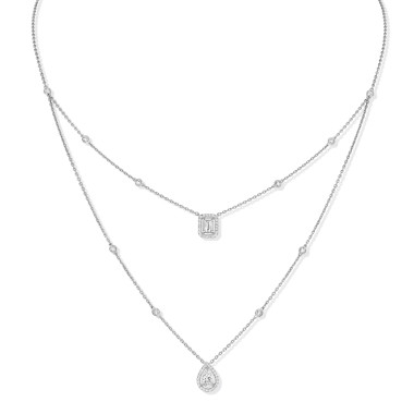         Weißgold, Halsschmuck, Messika My Twin Halskette