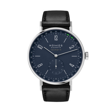         Damen- und Herrenuhr, Automatik, NOMOS Glashütte Tangente neomatik 41 Update nachtblau