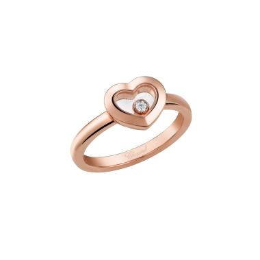 Ringe, Roségold, Chopard Happy Diamonds Ring