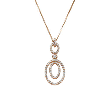         Roségold, Halsschmuck, Leo Wittwer Panta rhei® Anhänger