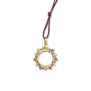         Gelbgold, Halsschmuck, Tamara Comolli SIGNATURE Anhänger Sun 'Candy' Large