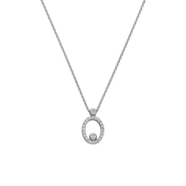         Weißgold, Halsschmuck, Leo Wittwer Panta rhei® Collier