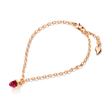         Roségold, Armschmuck, Tamara Comolli MiniMIKADO Armband mit rosa Turmalin