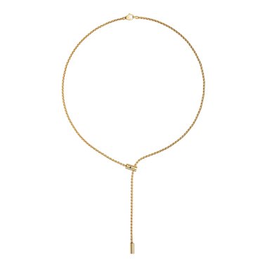 Halsschmuck, Gelbgold, FOPE Verstellbare Aria Halskette