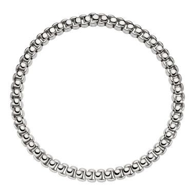 Halsschmuck, Weißgold, FOPE Luna Flex'it Halskette