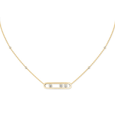        Gelbgold, Halsschmuck, Messika Move Classique Halskette