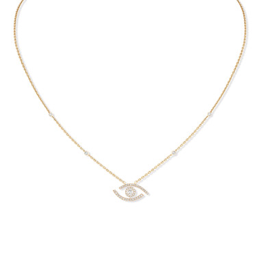        Gelbgold, Halsschmuck, Messika Lucky Eye Halskette