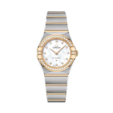 Damenuhr, Quarzwerk, Omega Constellation