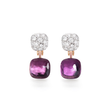         Roségold &amp; Weißgold, Ohrringe, Pomellato Nudo Ohrringe