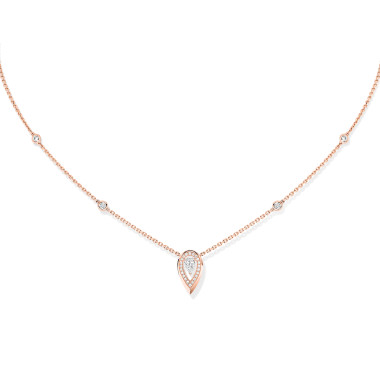         Roségold, Halsschmuck, Messika Fiery Diamantkette
